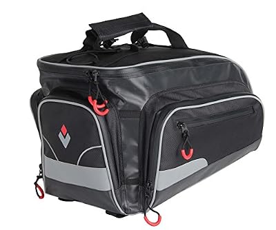 Hapo-G 11202182 Sacoche Arrière Multi-Compartiments Mixte Adulte, Noir