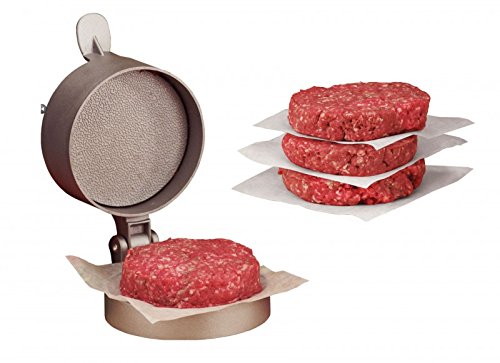 Hamburgerpresse Aluguss Presse für Burger Patties einstellbare Stärke Burgerpresse