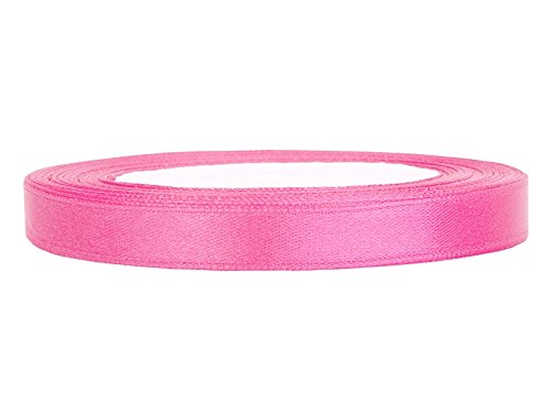 25m Satinband Satin Geschenkband rosa 6mm breit