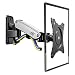 Produktbild S+S F120 verstellbar TV-Wandhalter fuer flache TV Bildschirm von 17-27 zoll, Alu, Silber