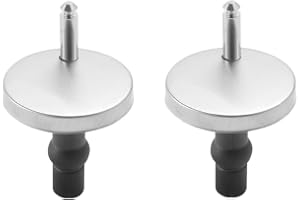 Universella toalettsitsbeslag, 2 st snabbfrigörande toppgångjärn beslag rostfritt stål toalettsits ersättningskit med expansionsskruvar och bultar, 45 mm/1,77 tum diameter