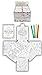 Produktbild 6 Wedding Favour Activity Pack.Childrens,Kids,party bag filler,box,puzzles,games by Henbrandt