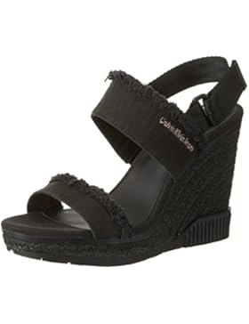 Calvin Klein Jeans Damen Lael Fringe Canvas Pumps