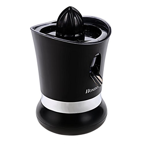 Homdox Zitruspresse Elektrisch Edelstahl Citruspresse Saftpresse Tropf-Stop-Funktion Schwarz 85 Watt für Orangen Grapefruits Limetten Zitronen - 6
