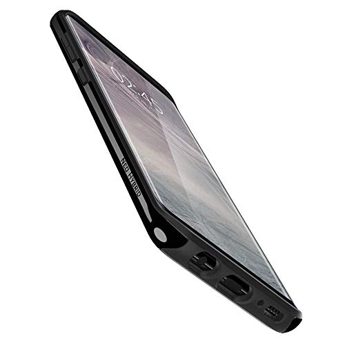 Spigen Funda Galaxy S8 Plus  Carcasa  Neo Hybrid  Protecci  n Interna Flexible y Marco Reforzado de Parachoques Duro para Galaxy S8   2017  - Negro Brillante