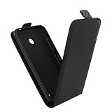  Schutzhülle/Handyschale für Nokia lumia 630/635, Carbon-Optik, Schwarz