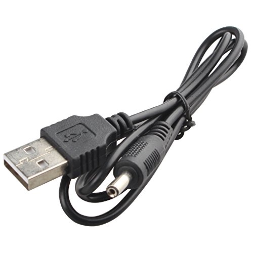 haljia 2 USB auf 3,5 mm DC 5 V Laden Anschluss Netzteil Kabel Adapter Hohlstecker - 3