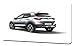Produktbild pingoo Prints Kia stonic 6416 X 4354 2018 Cars 6 K 37.310,1 cm Print/Art Wand Wrap, Leinwand, mehrfarbig, 60 x 90 x 5 cm