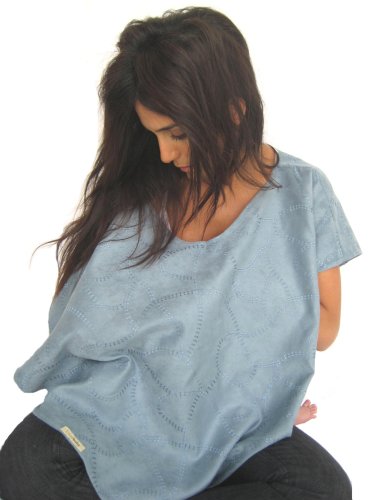 L'oved Baby Nursing Shawl True Blue