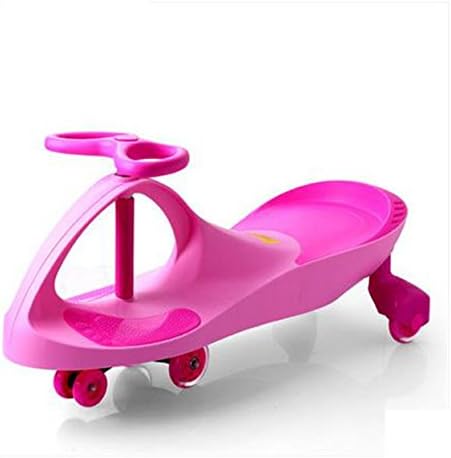 BBZZZ-bike Children Twist The Car Yo - Yo Swing Car Baby Toys Slide The Niu Car Mute Wheel Flashing Wheels Environmental protection material ( Color : F )