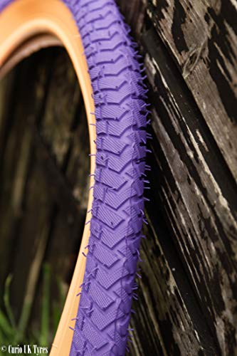 LUCKY STONE LS214PURPLE 20 X 2.125 - Cubierta para bicicletas, color verde