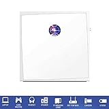 Mini-projecteur, batterie Pico Projecteur DLP Full HD 1080P pris en charge intégrée 5000mAh Compatible avec PC Phone Card USB TF Convient pour cinéma maison Jeux Film et cadeaux pour les enfants