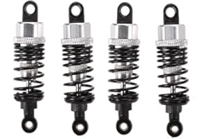Hensych - Juego de 4 amortiguadores de metal ajustables de 60 mm, 85 mm, 100 mm, delanteros y traseros para coche teledirigido 1/10, para todoterrenos tipo SCX10 TRX4 D90