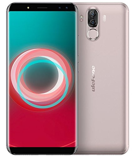 Ulefone Power 3s - FHD 6.0 pollici (rapporto 18: 9) Schermo Corning Gorilla Glass 4 Smartphone Android, Octa Core 2.0 GHz 4 GB + 64 GB, Riconoscimento viso Hi-Fi 4 fotocamera Batteria 6350mAh - Oro