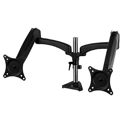 ARCTIC Z2-3D (Gen 3) - Double Bras Pneumatique pour Moniteur, Support d'Écran, Powered 4-Port SuperSpeed USB Hub, Écrans Jusqu'à 34"/29" Ultrawide, Flexibilité Complète, Jusqu'à 8 kg par Bras