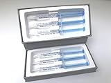 Professional Teeth Whitening Gel Refills from Vanity Affair® New Improved Formula. 6 Syringe Pack, Peroxide & Bleach Free Dental Grade Gel