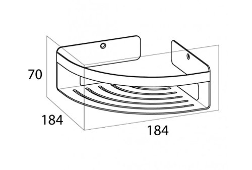 Tiger 1400630946 Caddy Duscheckkorb, groß, edelstahl gebürstet - 6