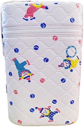 Insulated Bottle Holder - Twin/Double Insulator Clowns Design