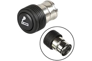 TERRYSHOP74 Accendisigari 22 mm Ricambio per auto accendino con pulsante per automobile alimentazione 12 v presa per camper diametro 2,2 cm