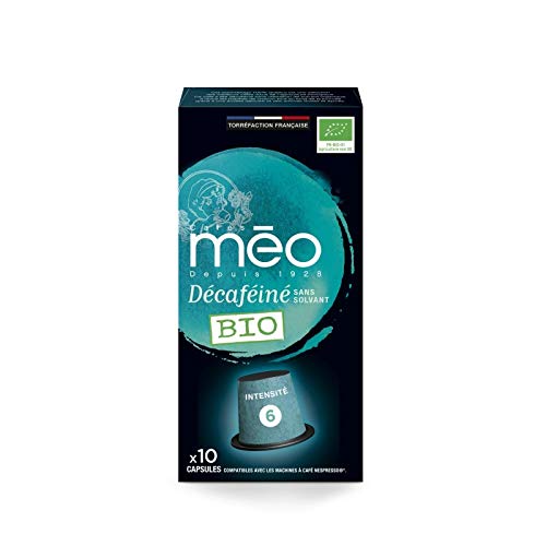 Méo - Cápsulas Descafeinado Orgánico 53G - Lot De 4 - Precio Por Lote - Entrega Rápida