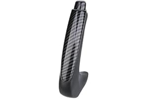 Wokyo Poignée de frein de stationnement 47115-SNA-A82ZA pour voiture d'urgence avec autocollant en fibre de carbone ABS pour Honda Civic 2006 2007 2008 2009 20010 2011