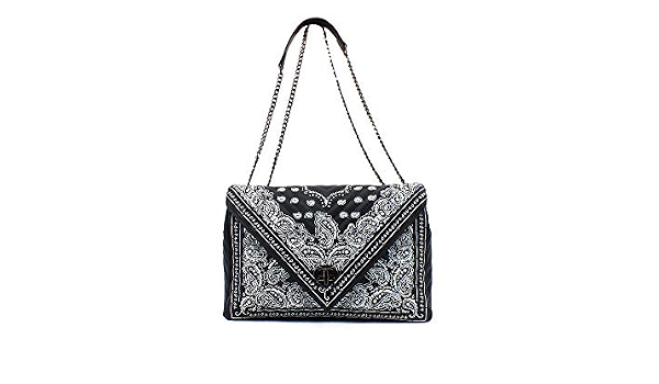 Magic Srl Le Pandorine Borsa a spalla BANDANA Sogna 2499_01 Nero :  Amazon.it: Scarpe e borse