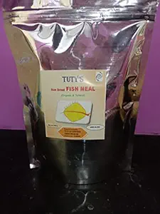 Tuty's Fish Meal - All Purpose Sun Dried Fish Powder 450g - for Gardening Plants as Fertilizer - for Poultry - for Aquaculture - 100% Natural and Organic