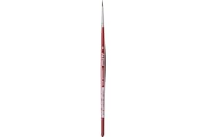 Da Vinci 5580 Series Water Colour Brush, 0, Red, Size 0