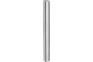 CoCud Rond Acier Tige, 16mm Diamètre 150mm Longueur, Haut Vitesse Acier Barre Stockage Artisanat DIY Outil - (Applications : pour Perceuse Tours Alésage Machine), 1-Pièce
