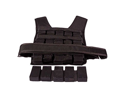 Suprfit Monster Gewichtsweste | Fitness-Weste | Weighted Vest | Training Weste | Krafttraining Laufen Joggen Fitness Crossfit | Schwarz | 30 kg – verstellbar - 2