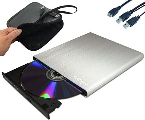 Archgon Style external Blu-ray writer (reader) USB 3.0 alu silver with neoprene pouch