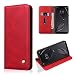 Produktbild Edauto Xiaomi Mi 8 Lite Handyhülle Hülle Case Handycover Geschäft Ledertasche PU Leder Tasche Flipcase Schutzhülle Handytasche Ständer Klappbar Geldbörse Magnet Bumper Klapptasche Schale Rot