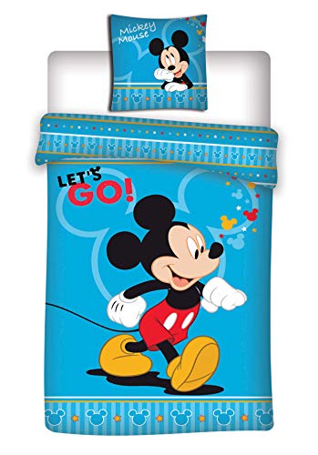 MICKEY Parure de lit Mouse 2 Pieces pou ...