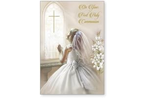 HDMIRRORR Communion 'Pretty Girls On Your First Holy Card Gold Embossed GIRL