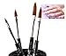 6pcs Nail Art Acrylic Cosmetic Makeup Brushes & Detachable Lid Pen Kit L422