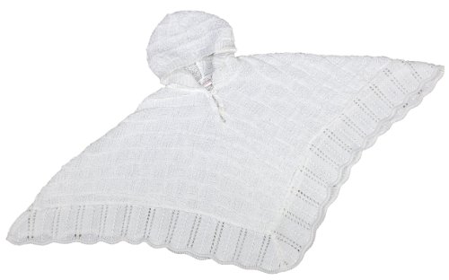 Dandelion Baby Girls Acrylics Hoodie, White, 0-6 Months (Manufacturer Size:3-6 Months)