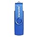 Produktbild USB-OTG-USB-Sticks mit USB-Stick Schwenkbarer Design-Memory-Stick Faltbare USB 2.0-Sticks (128GB, Blue)
