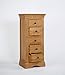Calais Solid Oak Bedroom Furniture 5 Drawer Unit