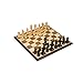 Produktbild Yougou01 Internationales Schachspiel, Exquisites Faltschachspiel aus Ebenholz, Heimkinder- / Erwachsenenwettbewerbs-Trainingsschach (braun, 50 * 50 cm) Schöne textur ( Color : Black , Size : Large )