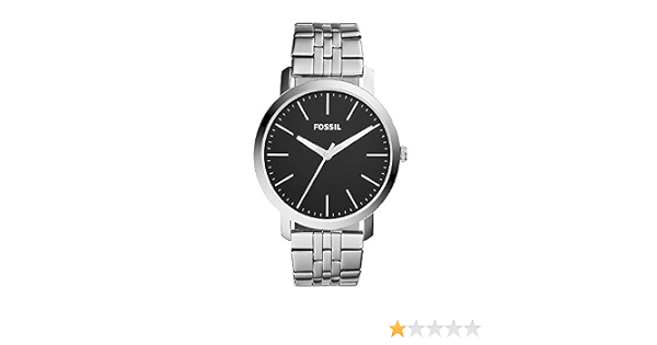 Buy Fossil Analog Black Dial Men's 