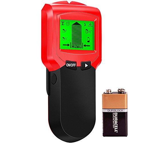 Detector Electrónico Profesional Detector de Pared Escáner de Pared Clásico y Multifuncional Detector de Metales Madera y Cable de CA