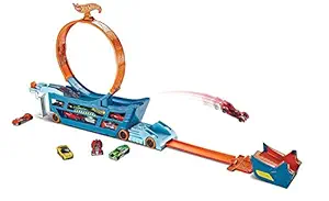 Hot Wheels Stunt and Go Truck, Multi Color