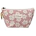 LHWY Portable Travel Cosmetic Bag Makeup Case Pouch Toiletry Wash Organizer Beige (pink)