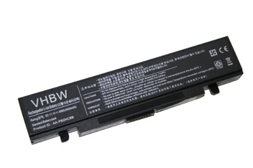 vhbw Li-Ion Akku 4400mAh (11.1V) für Notebook Laptop Samsung NP-R560, NP-R58, NP-R60, NP-R60 Plus, NP-R60S wie AAPB2NC6B, AA-PB2NC6B/E, u.a..