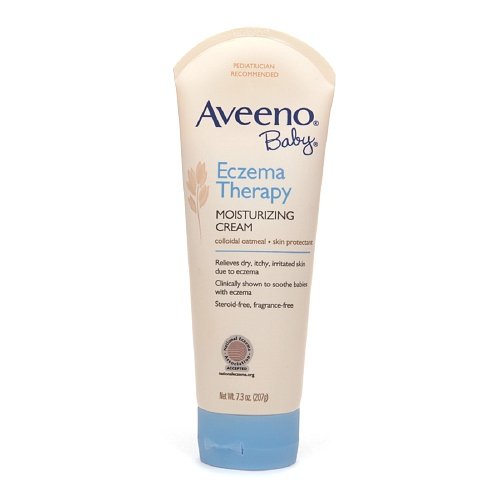 Aveeno Baby Eczema Therapy Moisturising Cream, Fragrance Free 7.3oz (206g)