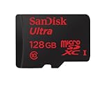 Carte Mémoire microSDHC SanDisk Ultra 128GB (Nouvelle Version) Vitesse de Lecture Allant jusqu'à 80MB/S, Classe 10 FFP
