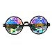 Produktbild Byqny Konzert Kaleidoskop Brille Rave Festival Party EDM Mosaik Gläser Regenbogen Prisma Diffraktion