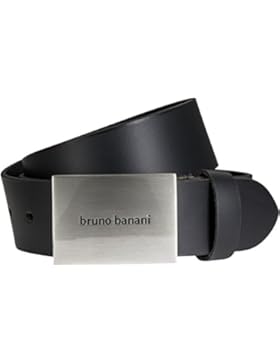 Ledergürtel Herren / Gürtel Herren Bruno Banani, Rindleder schwarz, 30009