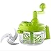 Produktbild Handkurbel-manueller Nahrungsmittelzerhacker/Fleischwolf / Gemüse-Dikers und Fleischwolf/Frucht-Schneider mit Ei-Trennzeichen Gute Helferküchenwerkzeuge 800ml