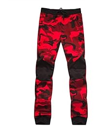 pantaloni mimetici rossi